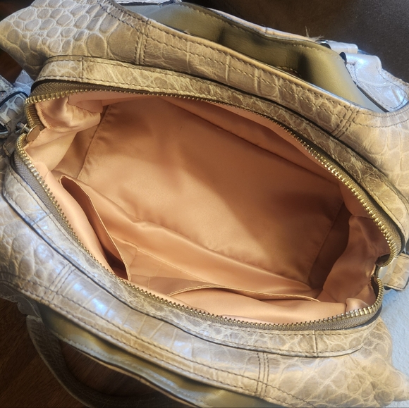 Coach | Maggie Crocodile Embossed Madison Handbag - Picture 8 of 9